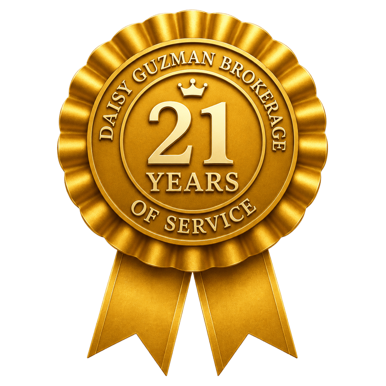 Daisy Guzman Brokerage years of service badge